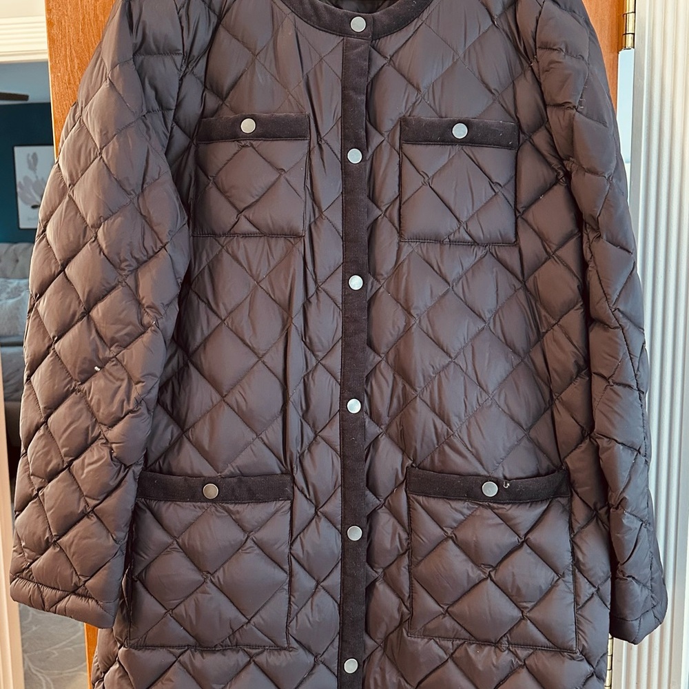 Women's Quilted Brown Jacket